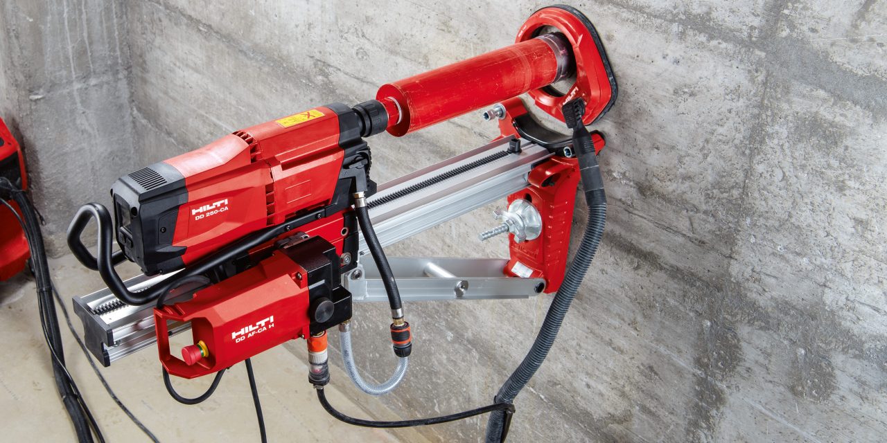 Berbequim Hilti em acção