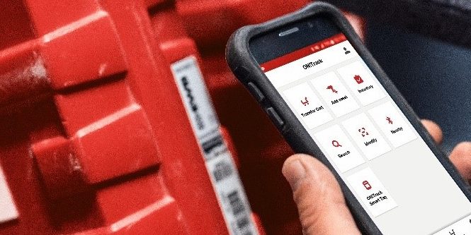 Aplicação de localização de equipamento Hilti