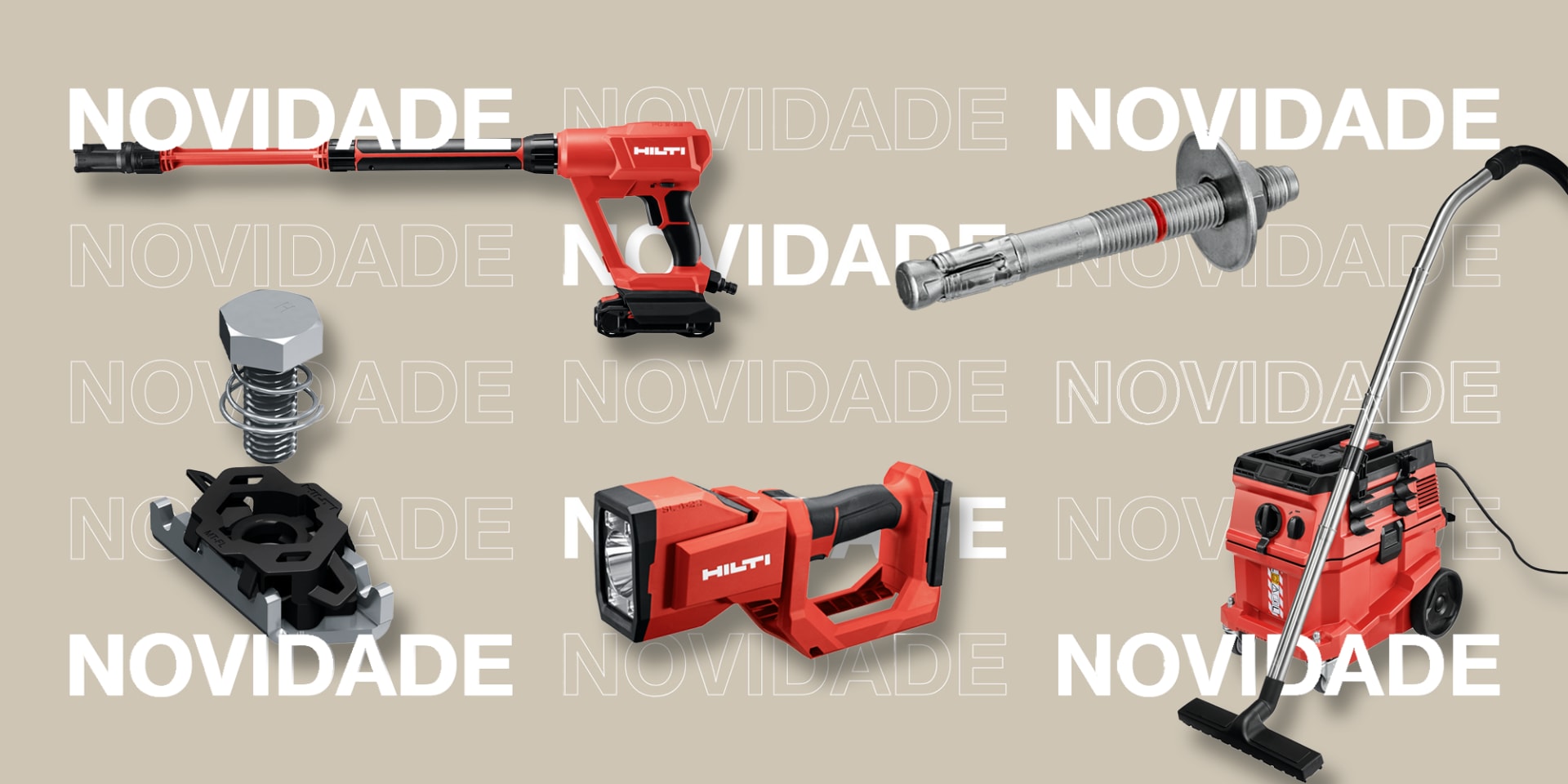 Novos produtos e inovações Hilti