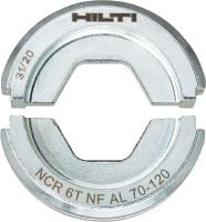 Matriz NF de 6t para alumínio Matriz NF de 6t para terminais/bornes e ligadores de alumínio até 300 mm²