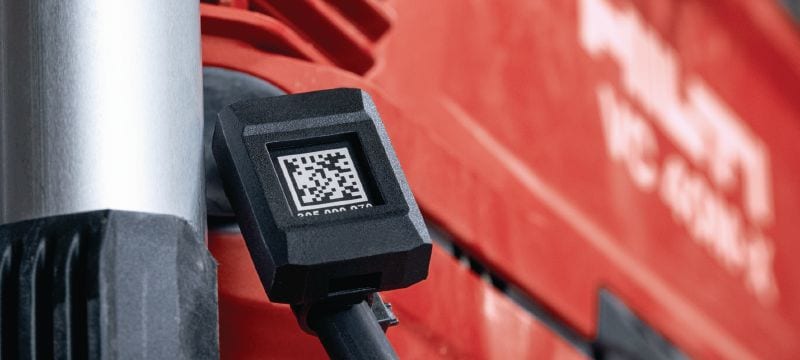 Etiqueta inteligente AI T320 ON!Track Bluetooth® Etiqueta resistente para rastrear a localização e solicitar equipamentos de construção através do sistema de localização de ferramentas Hilti ON!Track – otimiza o seu processo de inventário e poupa-lhe tempo na gestão das mesmas Aplicações 1