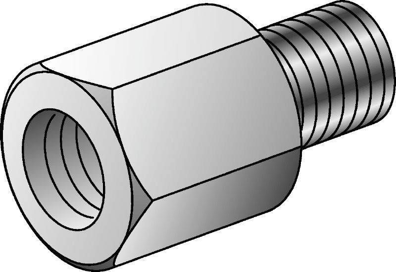 Adaptadores roscados GA Adaptadores roscados galvanizados para ligar vários diâmetros de rosca interna e externa